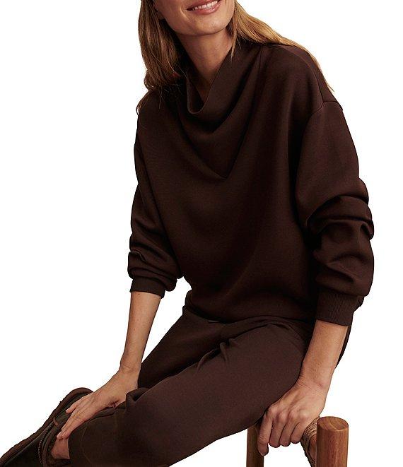 Varley Betsy Sweat Cowl High Neck Shirt Product Image