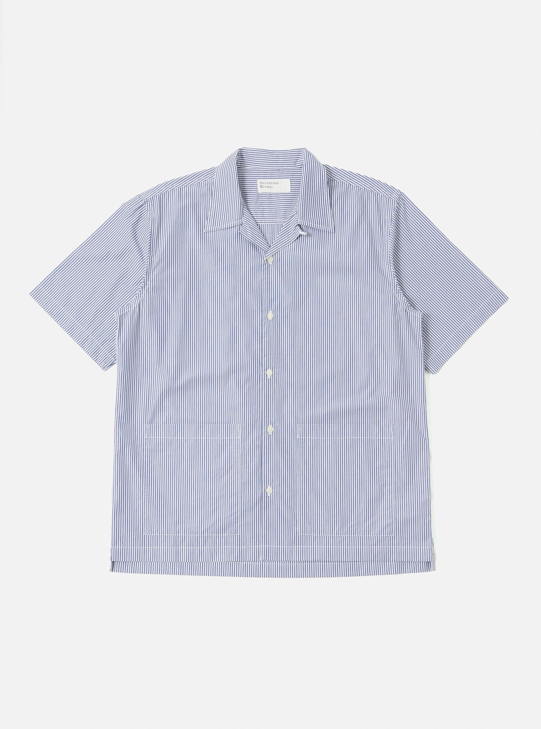 Navy Classic Stripe Short Pyjama Set Product Image