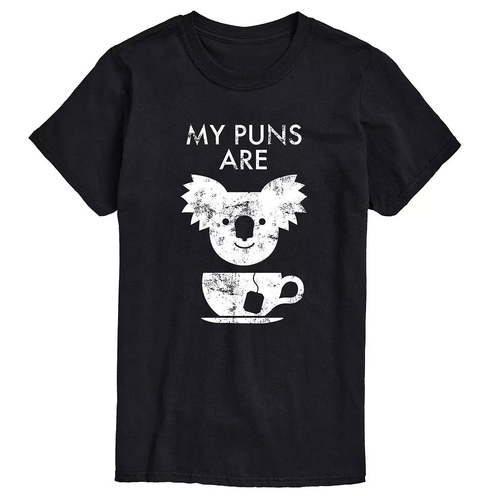 Men's My Puns Are Koala Tea Graphic Tee,  Product Image