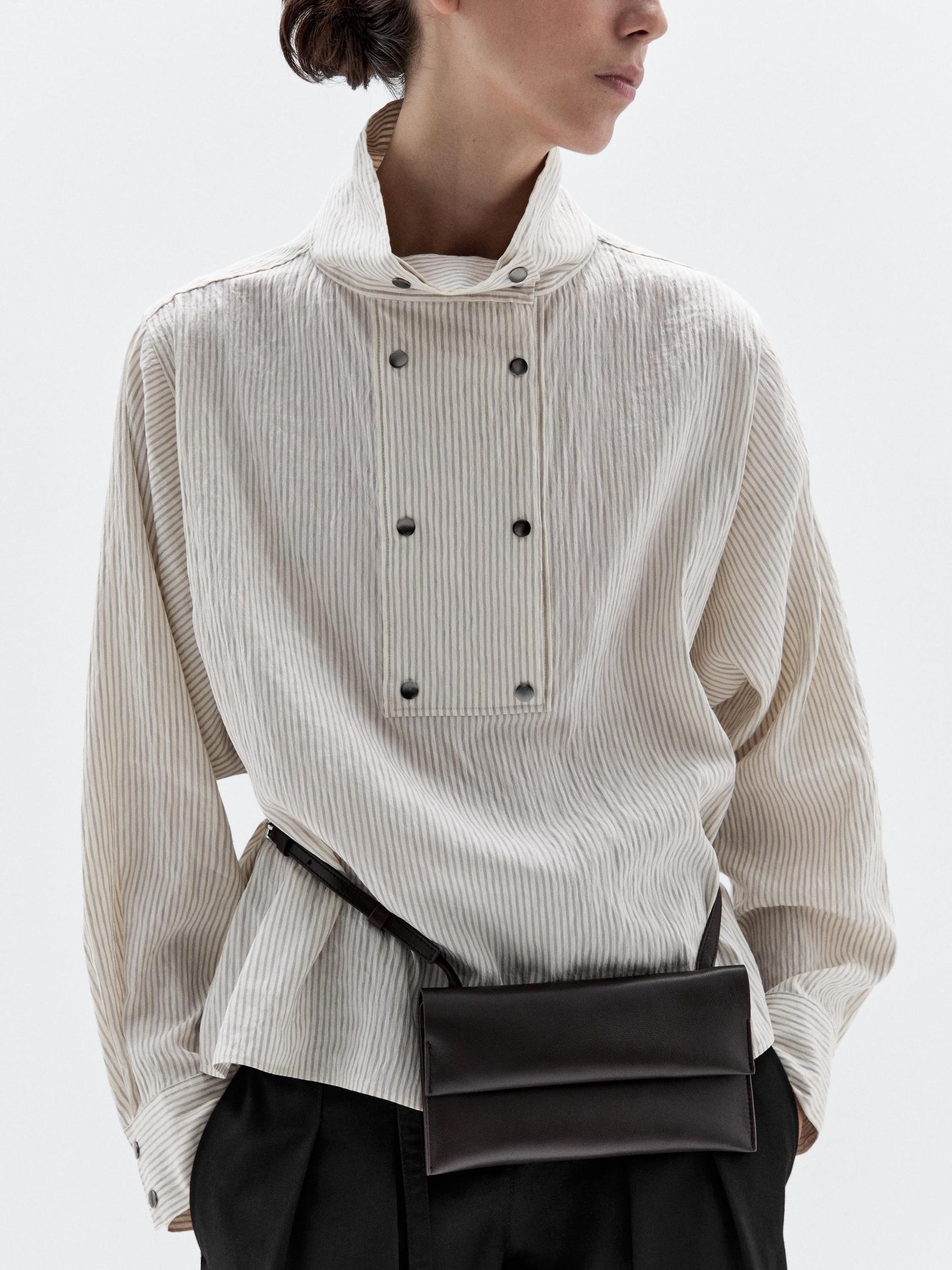 Nappa leather mini crossbody bag Product Image