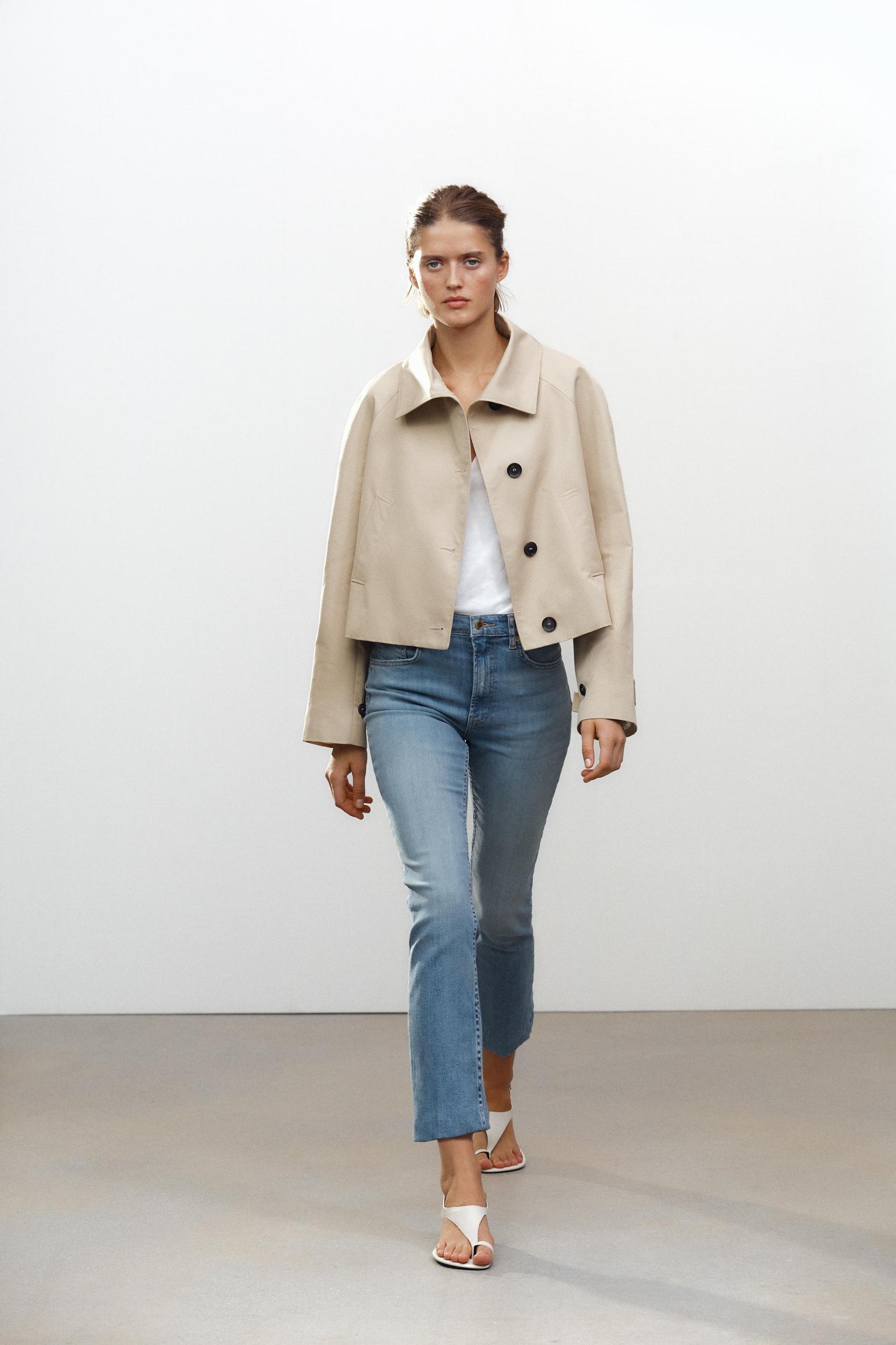 SHORT TRENCH COAT ZW COLLECTION Product Image