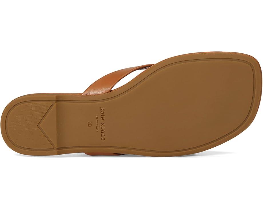 Spade Flower Smooth Leather Flip-Flop Product Image