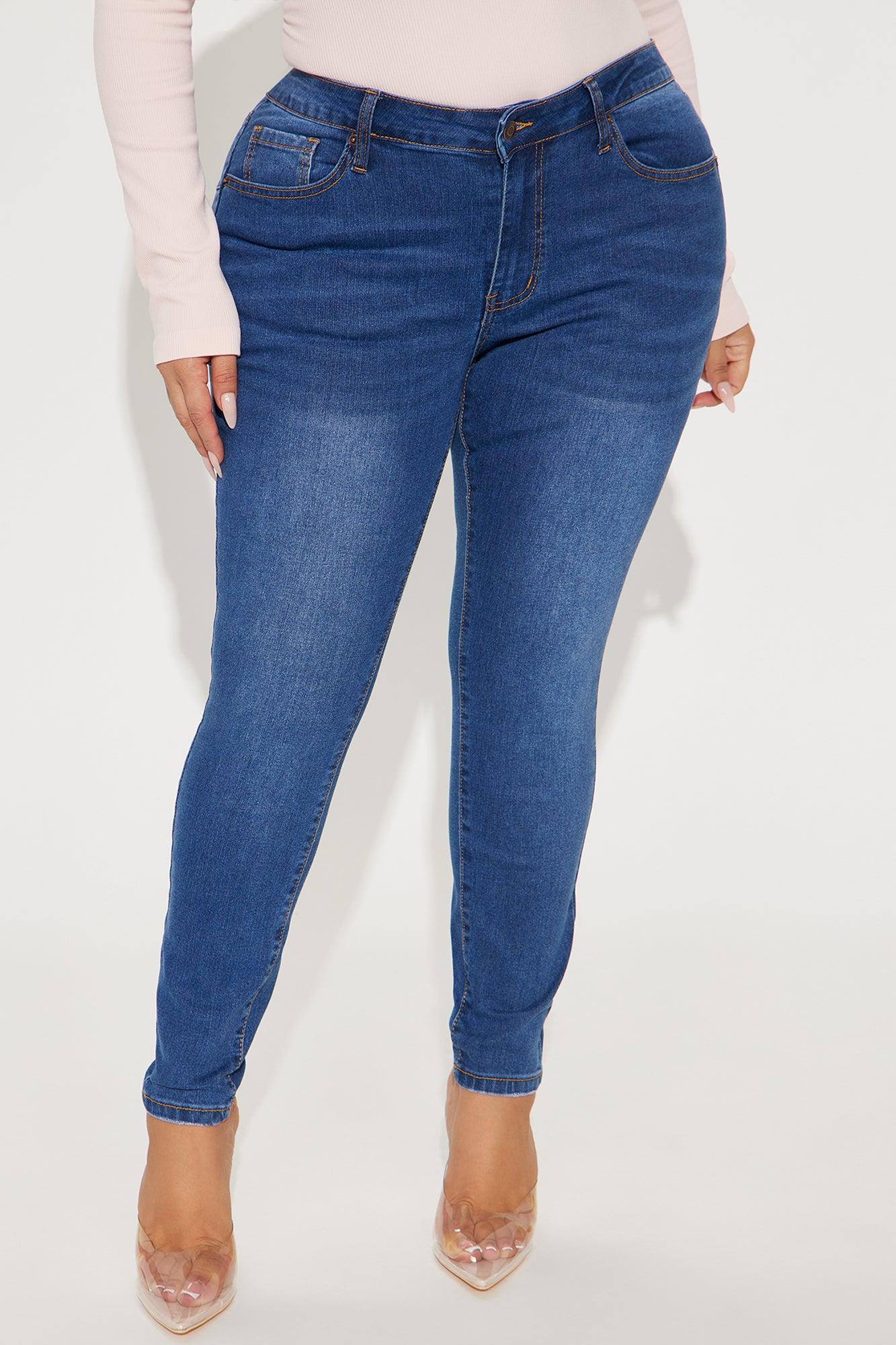Yes To Heaven Skinny Jeans - Dark Wash Product Image