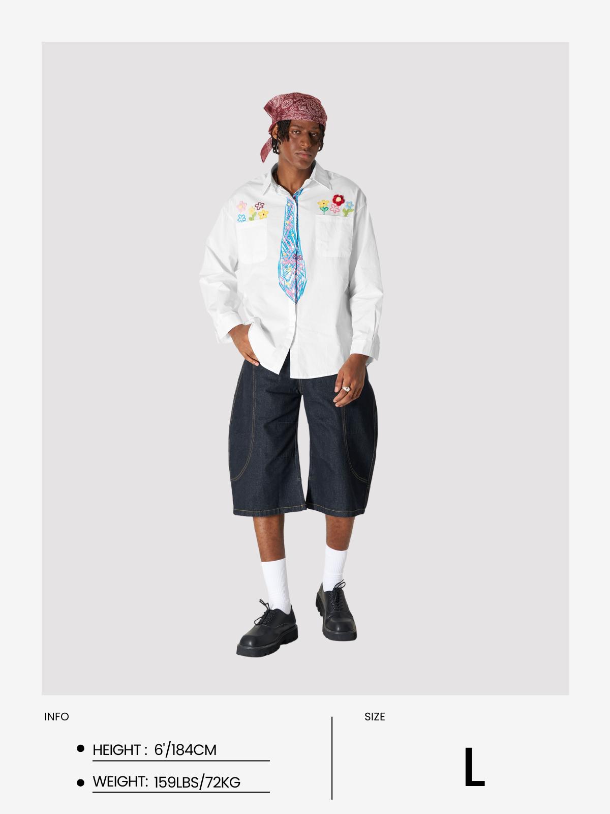 Aelfric Eden Graffiti Necktie Shirt Product Image