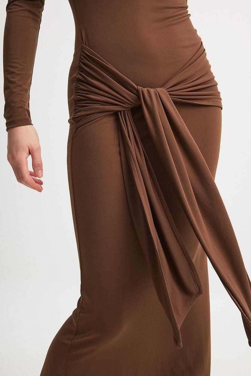 Tie Waist Maxi Dress Product Image