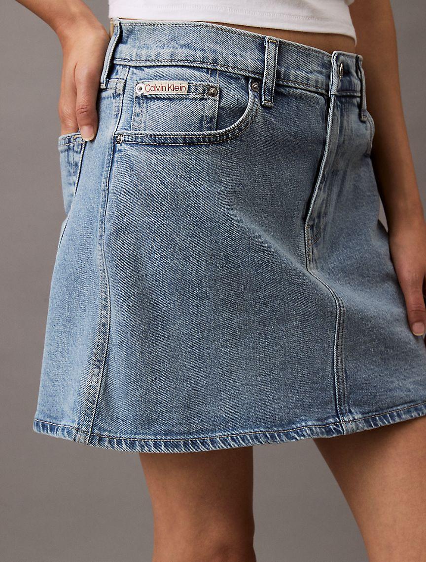 Denim Mini Skirt Product Image