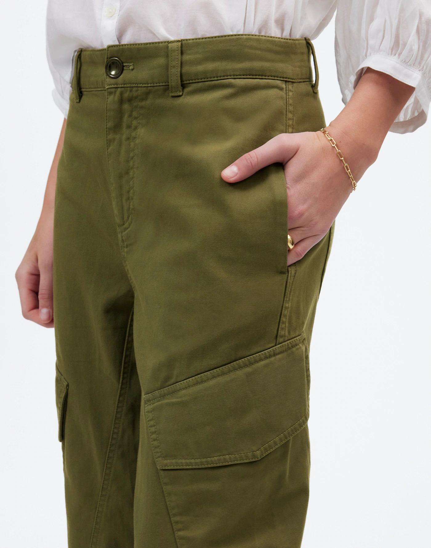 The Tall Barrel-Leg Utility Pant in Garment-Dyed Twill Product Image