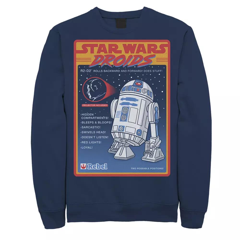 Men's Star Wars Droids R2-D2 Advertisement Poster Sweatshirt,  Product Image