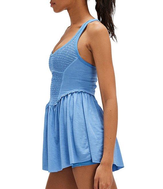 Free People FP Movement Smockin Hot Scoop Neck Sleeveless Dress Product Image