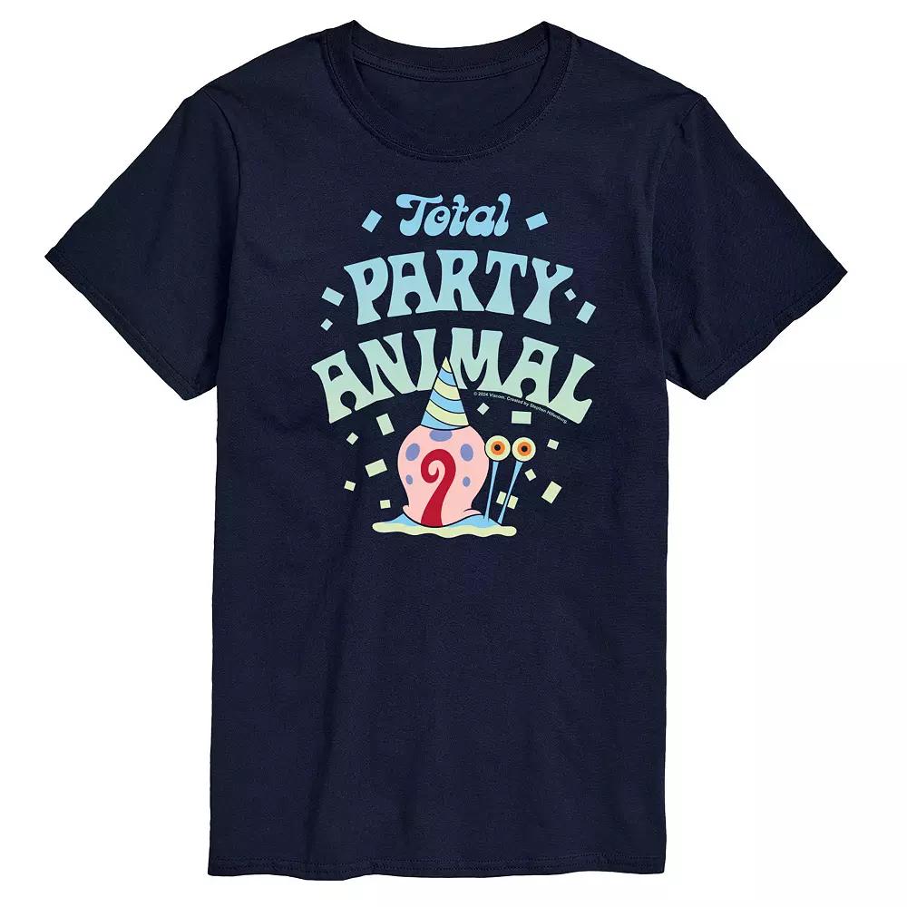 Men's SpongeBob SquarePants Gary Party Animal Graphic Tee,  Product Image