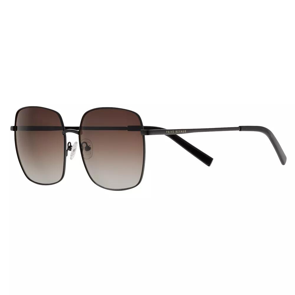 Women's Prive Revaux FYP 55mm Stylish Round Sunglasses, Black Product Image