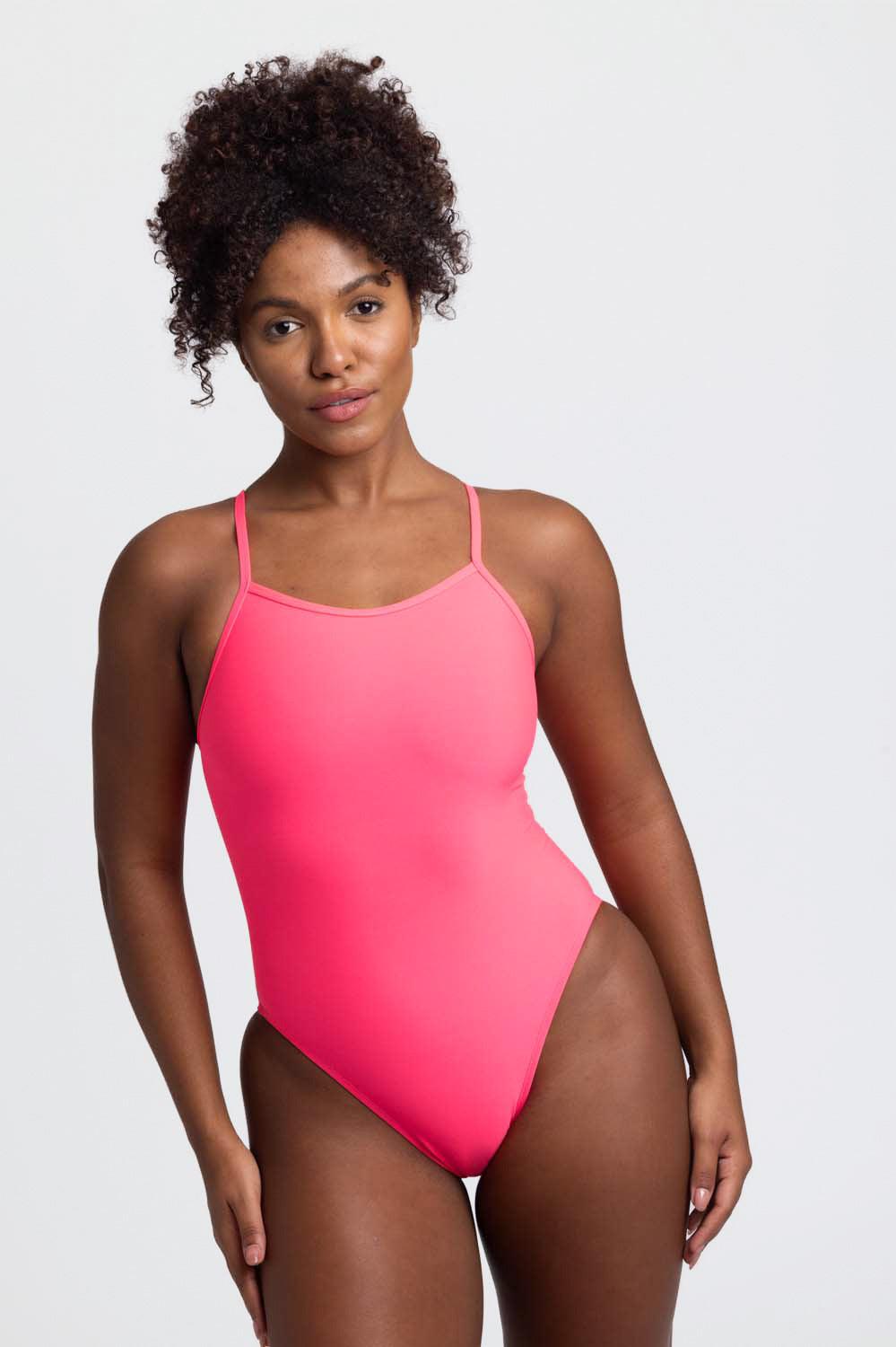 Chevy One Piece Swimsuit - Hot Pink Female Product Image