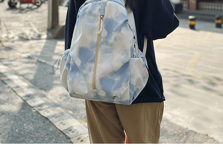 Tie Dye Nylon Laptop Backpack Product Image