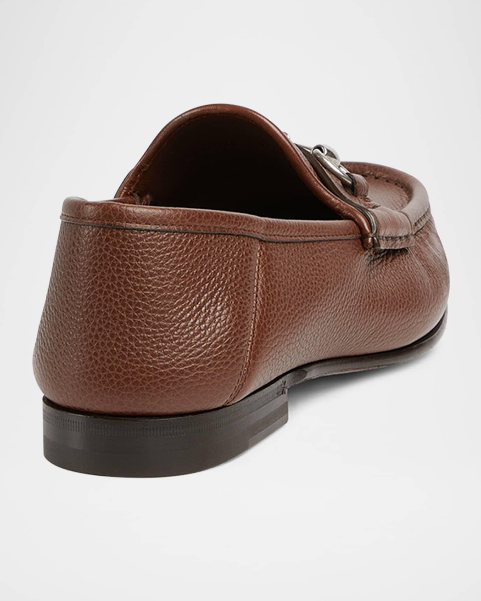 Men's Horsebit 1953 Grained Leather Bit Loafers Product Image
