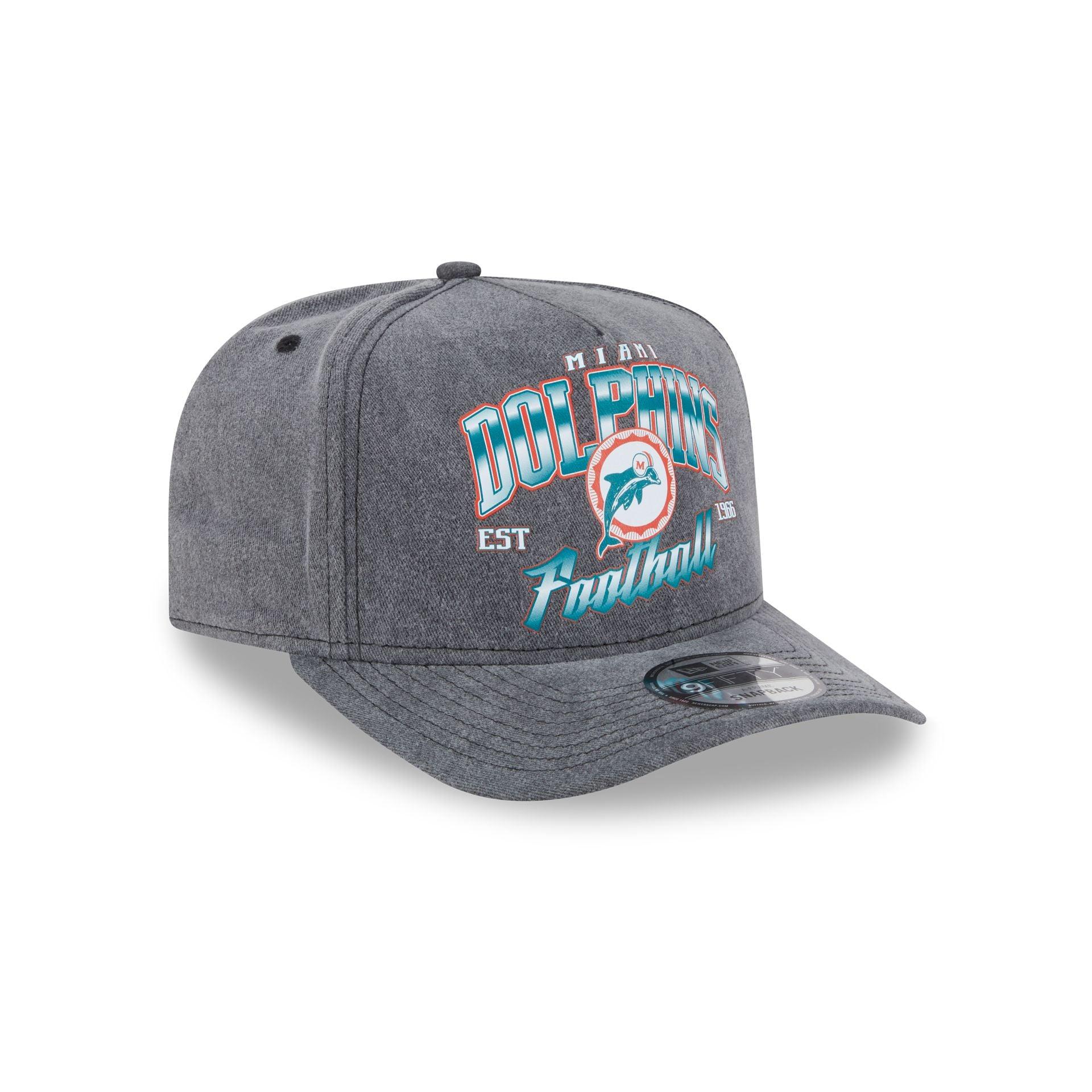 Miami Dolphins Washed 9FIFTY A-Frame Snapback Hat Male Product Image
