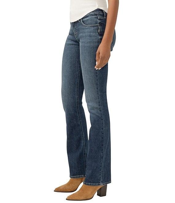 Silver Jeans Co. Suki Mid Rise Slim Fit Bootcut Curvy Jeans Product Image