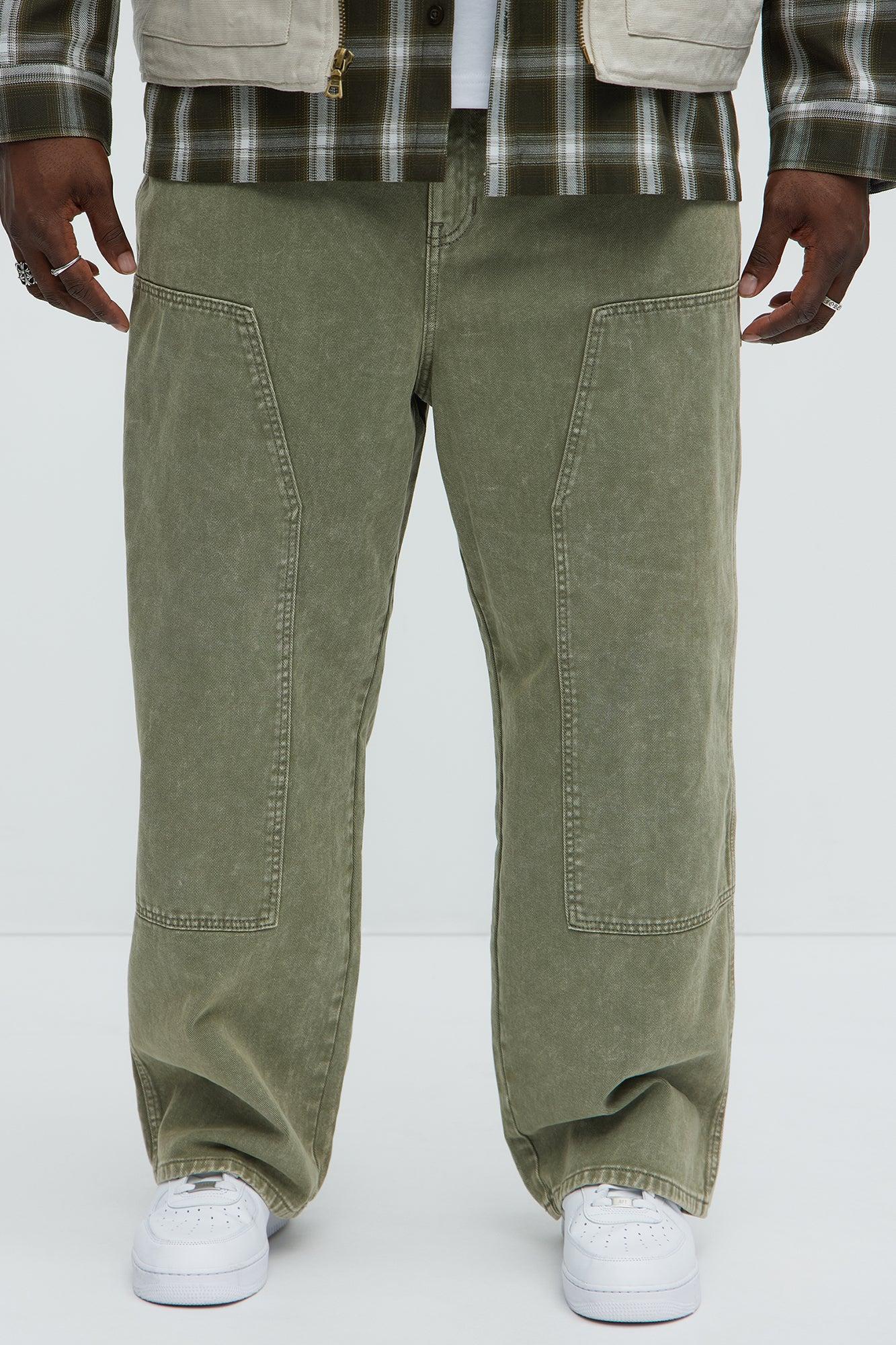 Lakewood Carpenter Baggy Jeans - Green Product Image