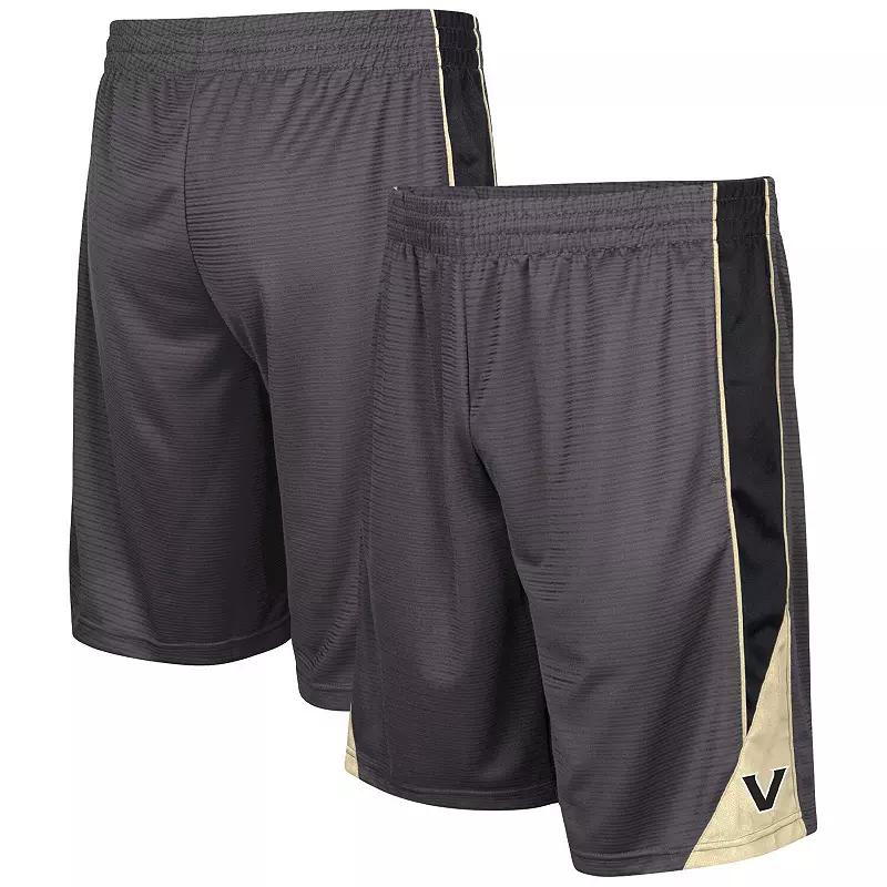 Men's Colosseum Charcoal Vanderbilt Commodores Turnover Shorts,  Product Image