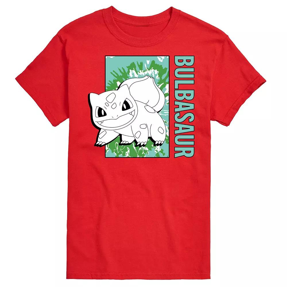Men's Pokemon Tie Dye Bulbasaur Tee,  Product Image