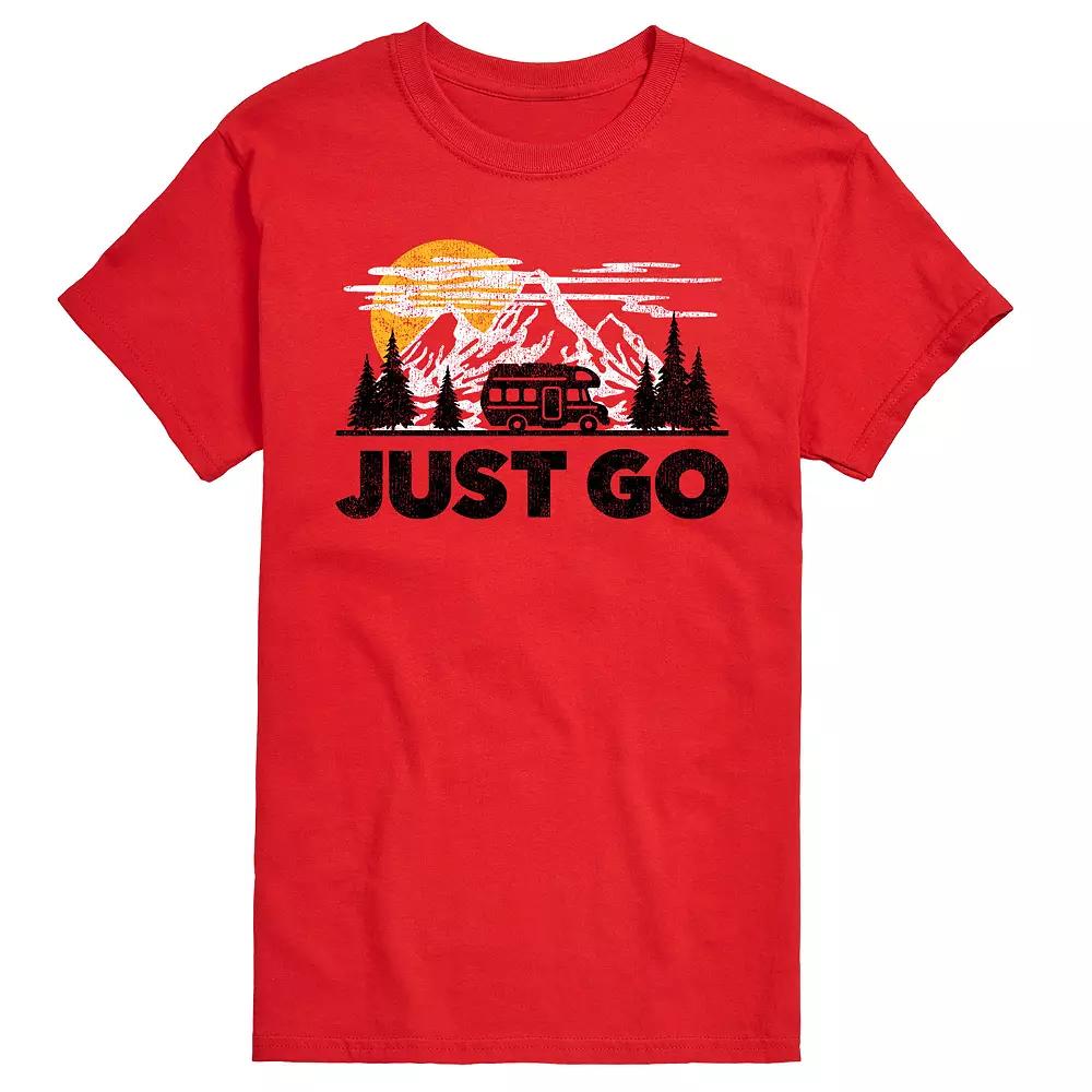 Big & Tall Just Go Graphic Tee, Men's,  Product Image