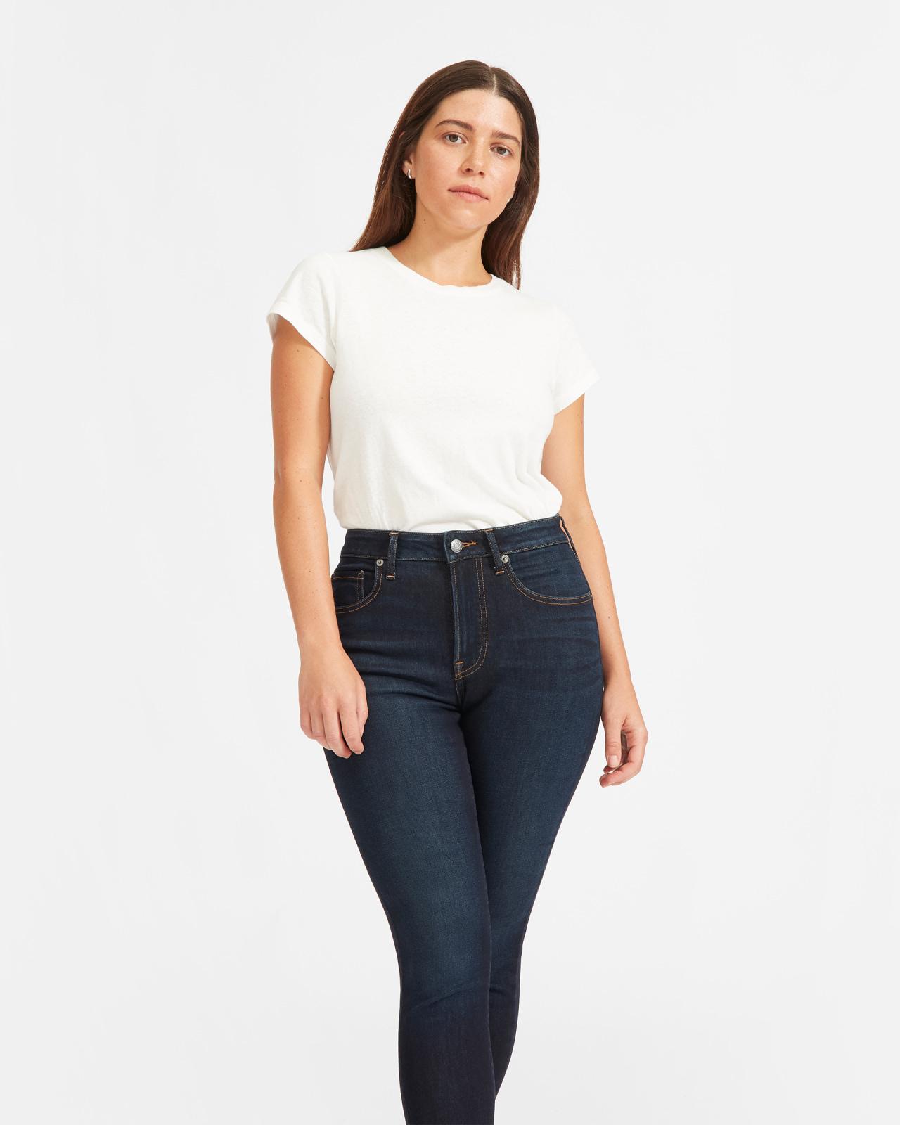 Womens Curvy Authentic Stretch High-Rise Skinny Jean by Everlane Product Image