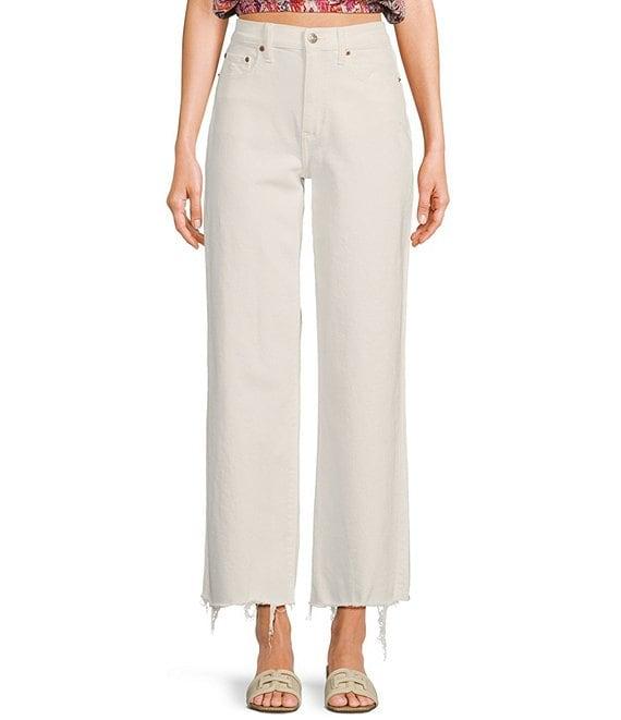 Daze Pleaser High Rise Wide Ankle Length Jeans Product Image