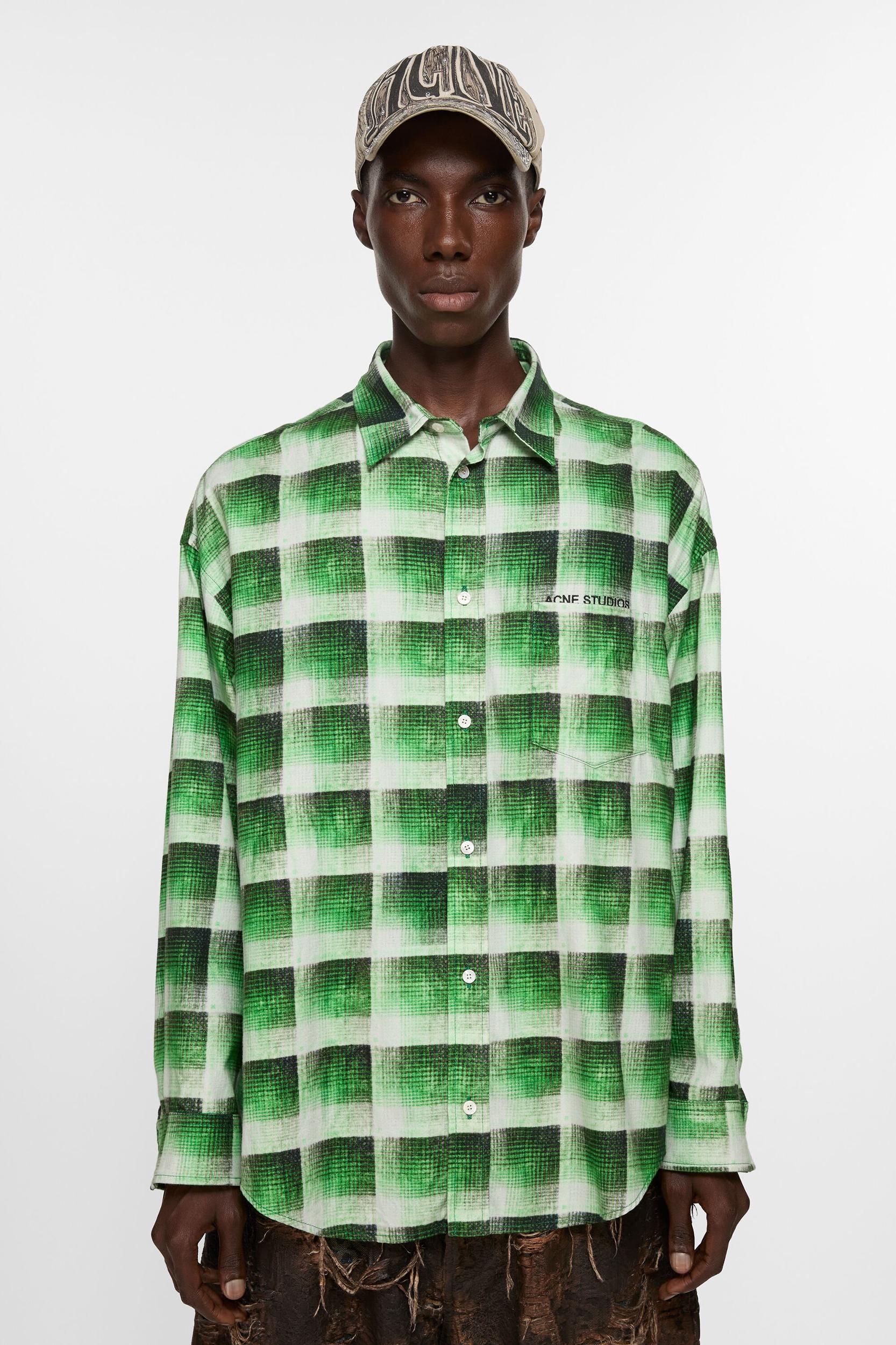 Check button-up shirt Product Image