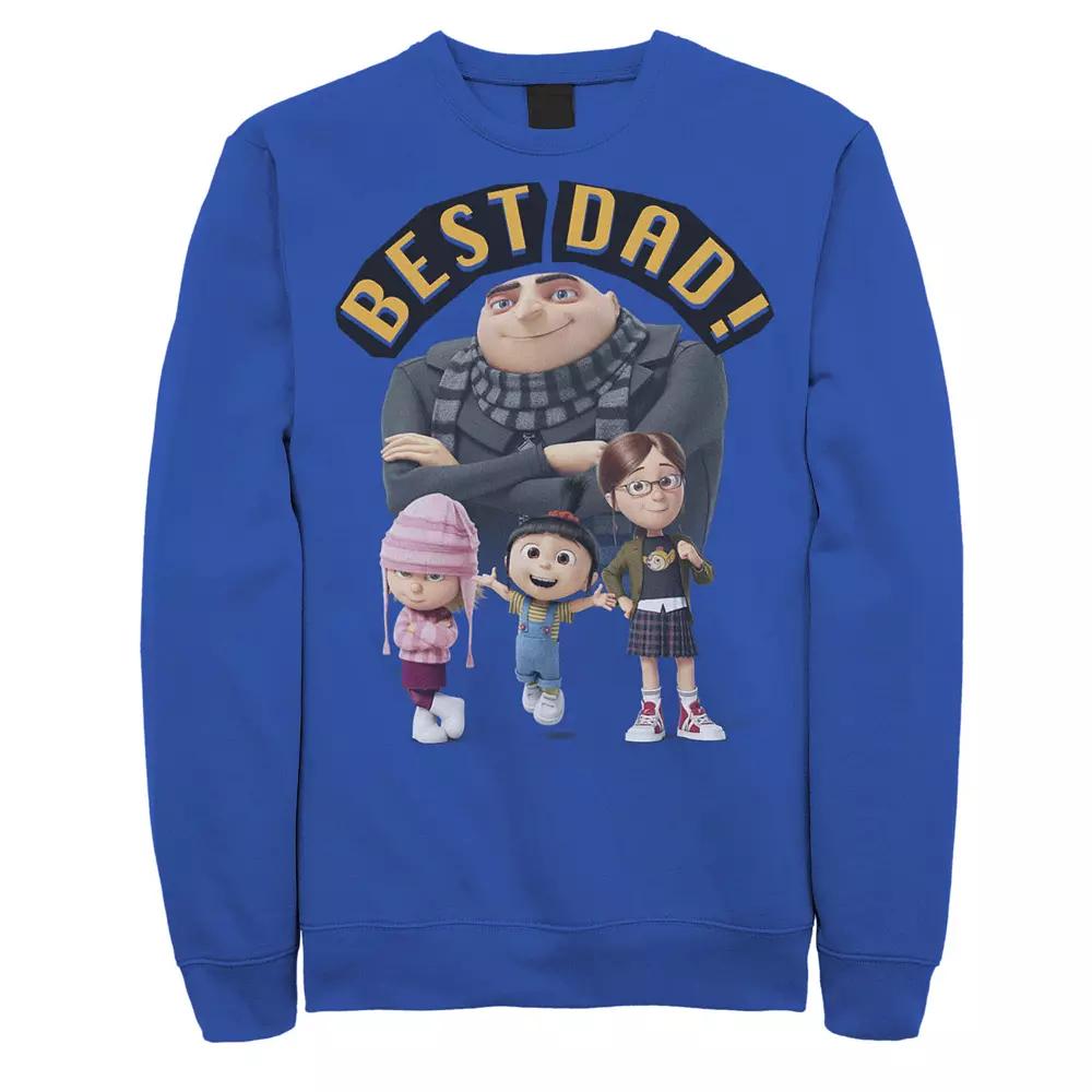 Men's DC Comics Superman Come At Me Bro Text Poster Graphic Fleece Pullover,  Product Image