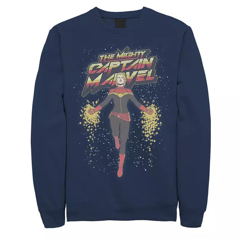 Mens Star Wars Classic Group Shot Striped Poster Sweatshirt Product Image