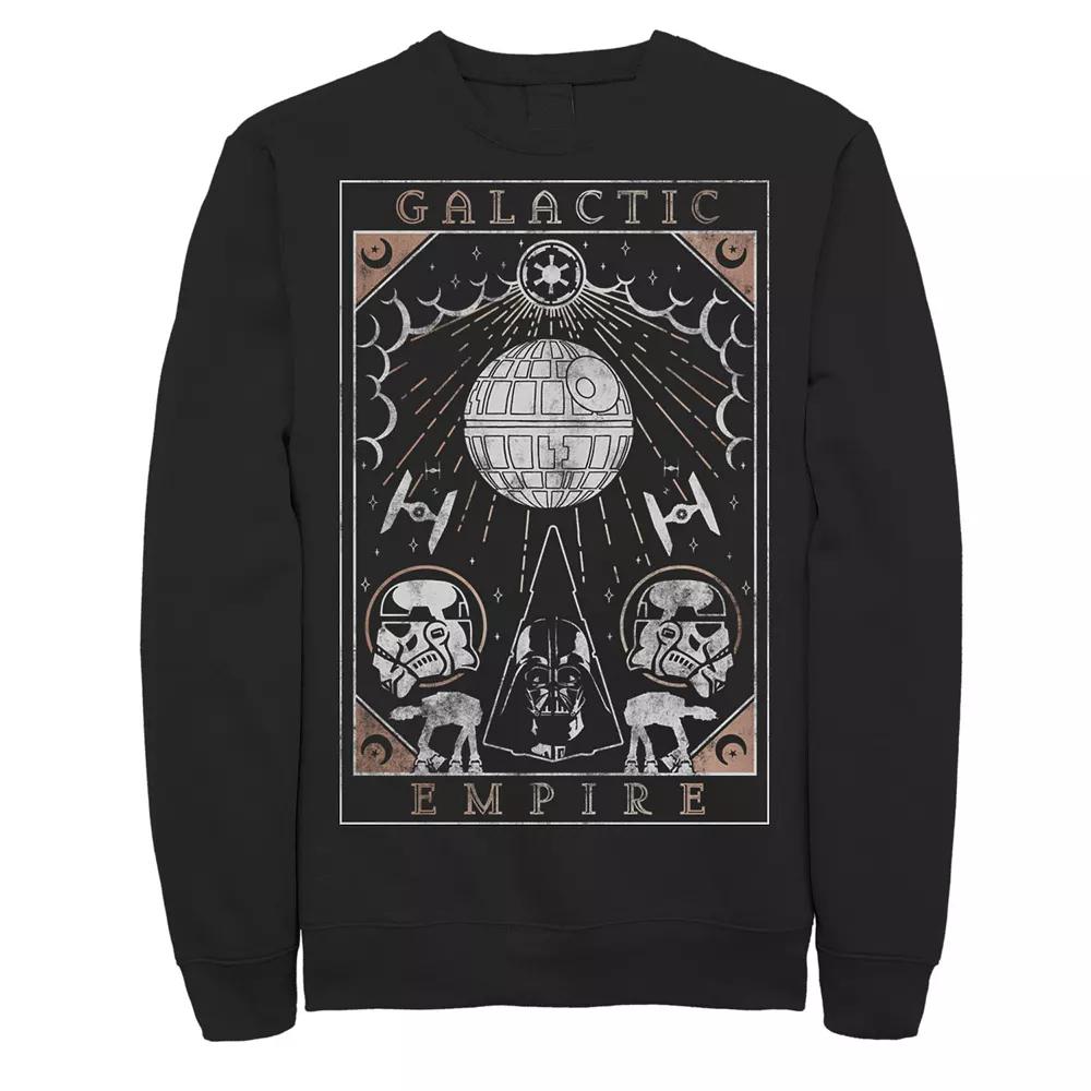 Men's Star Wars Galactic Empire Death Star Poster Sweatshirt,  Product Image