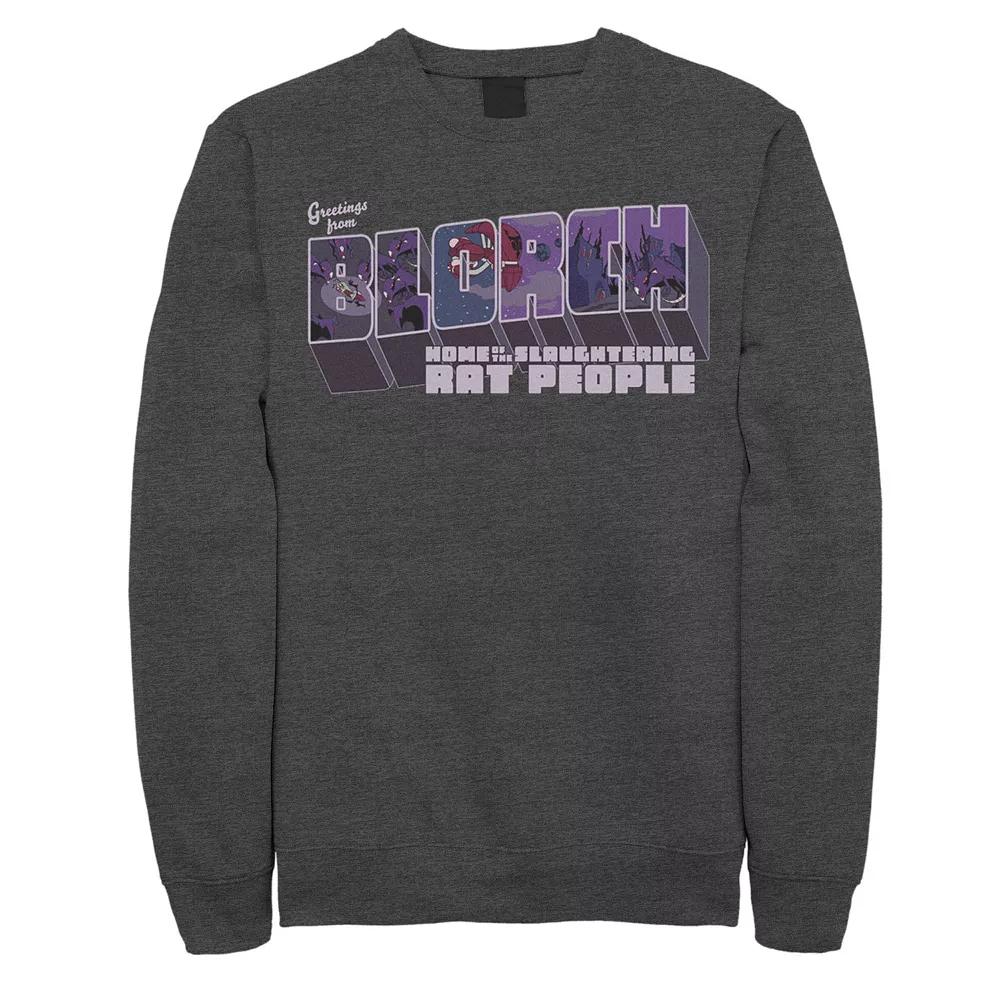 Men's Invader Zim Greetings From Blorch Graphic Fleece Pullover,  Product Image