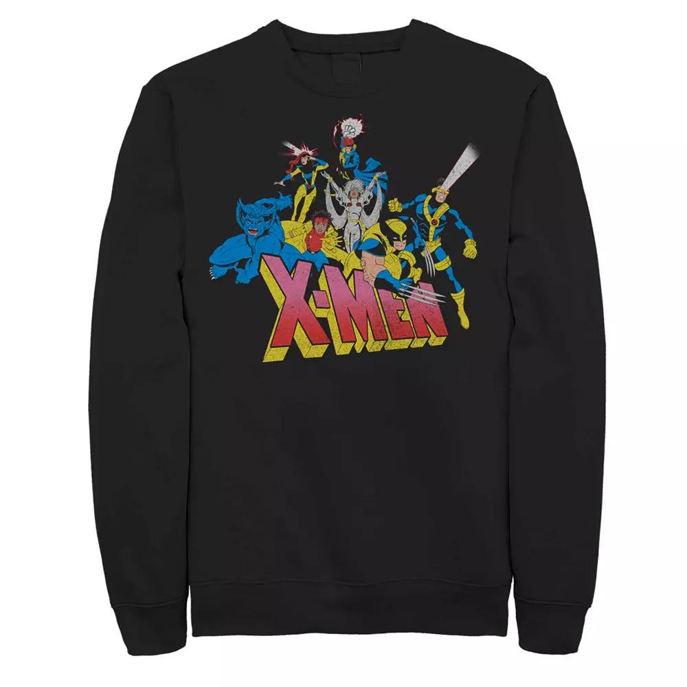 Men's Marvel Spider-Man Retro Triangle Portrait Sweatshirt,  Product Image