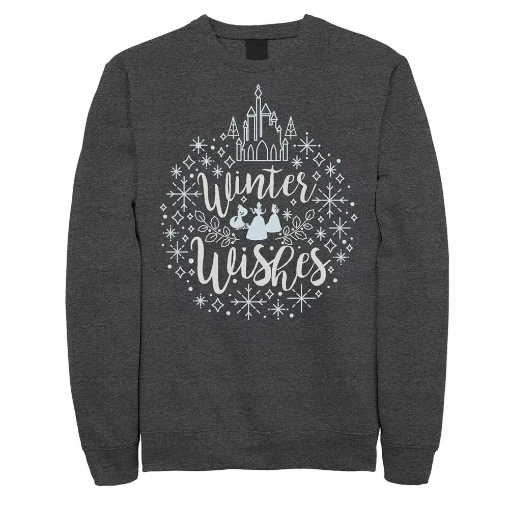 Men's Disney Princesses Winter Wishes Sweatshirt,  Product Image