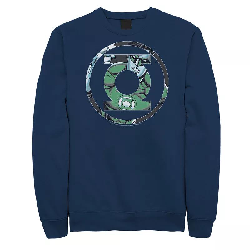 Men's DC Comics Green Lantern Face Logo Sweatshirt,  Product Image