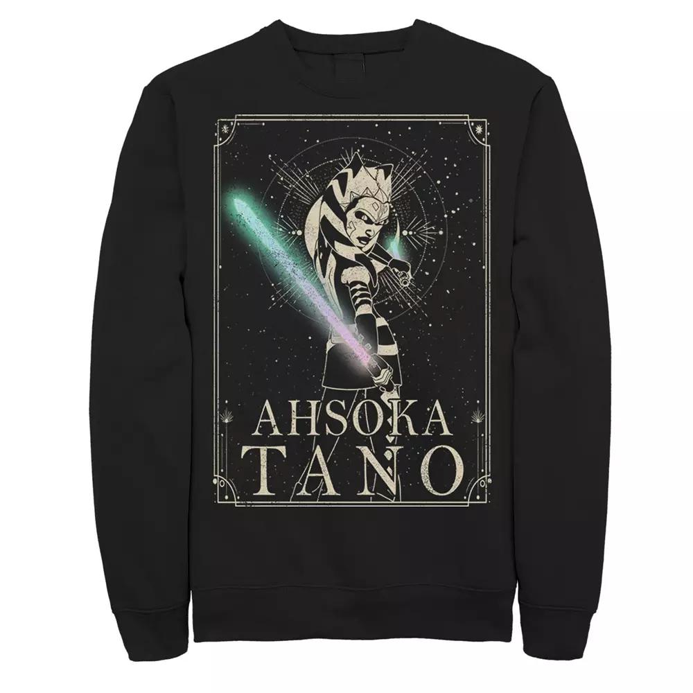 Men's Star Wars: The Clone Wars Ahsoka Tano Celestial Portrait Sweatshirt,  Product Image