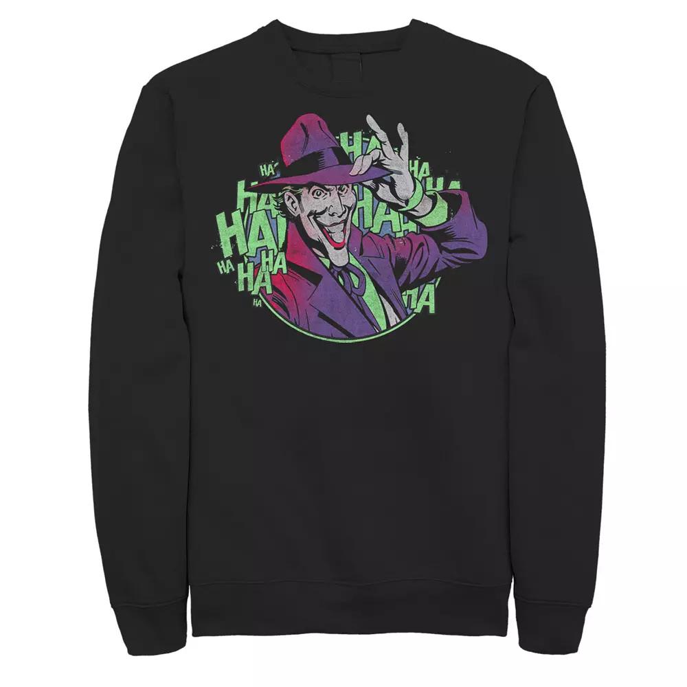 Men's DC Comics Batman The Jokers Hat Sweatshirt,  Product Image