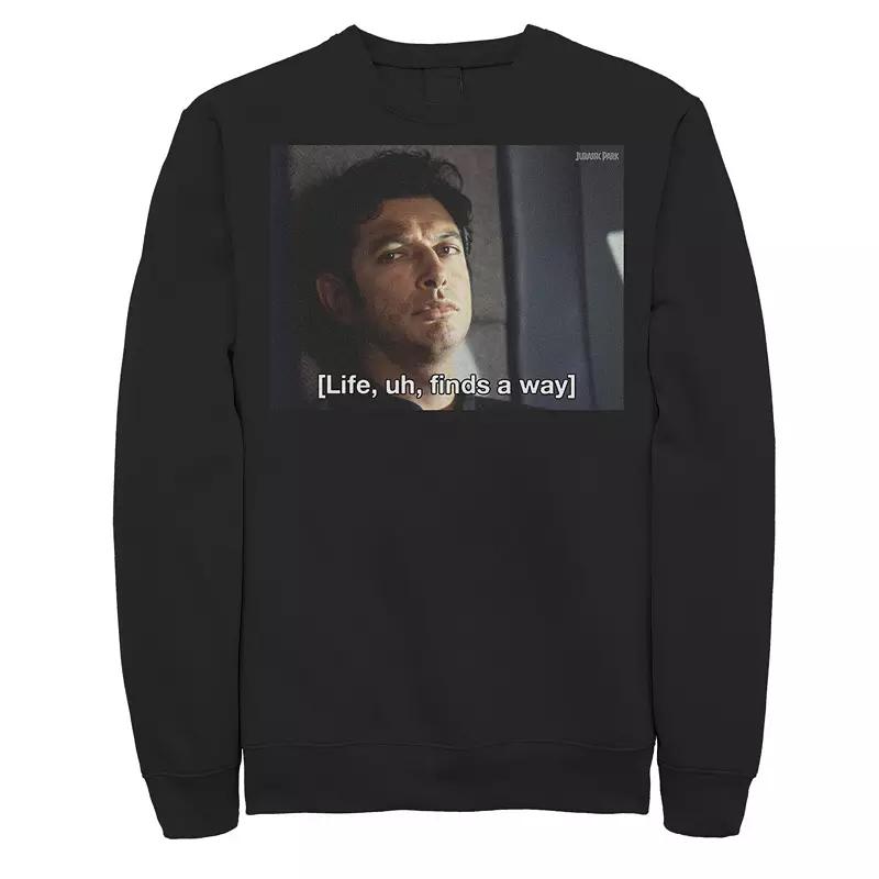 Men's Jurassic Park Life Finds A Way Goldblum Jeff Stare Sweatshirt,  Product Image