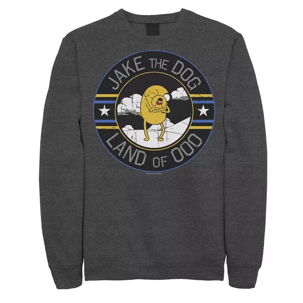 Men's Cartoon Network Adventure Time Jake The Dog Land Of Ooo Graphic Sweatshirt Pullover,  Product Image
