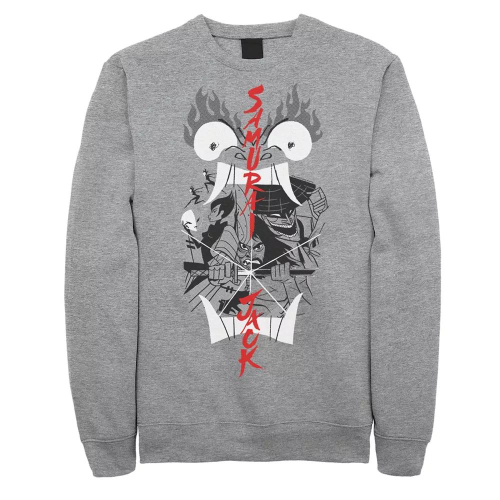 Men's Cartoon Network Samurai Jack Aku Illustrated Storytelling Sweatshirt,  Product Image