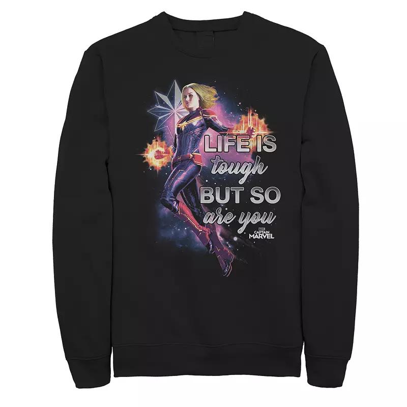 Men's Captain Marvel You Are Tough Sweatshirt,  Product Image