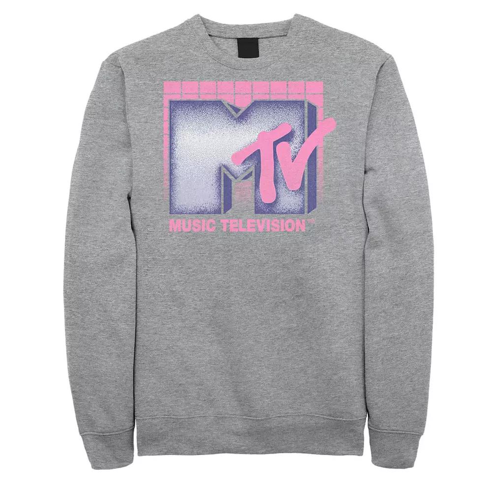 Big & Tall MTV Music Television 80's Grid Logo Sweatshirt, Men's,  Product Image
