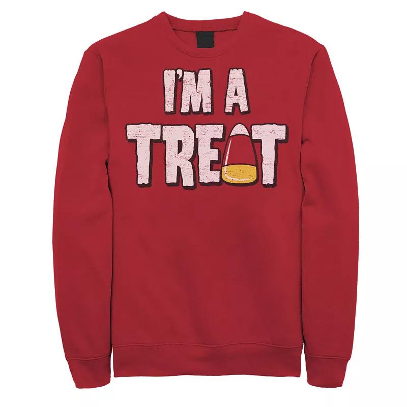 Mens Halloween Candy Corn I'm A Treat Sweatshirt, Men's,  Product Image