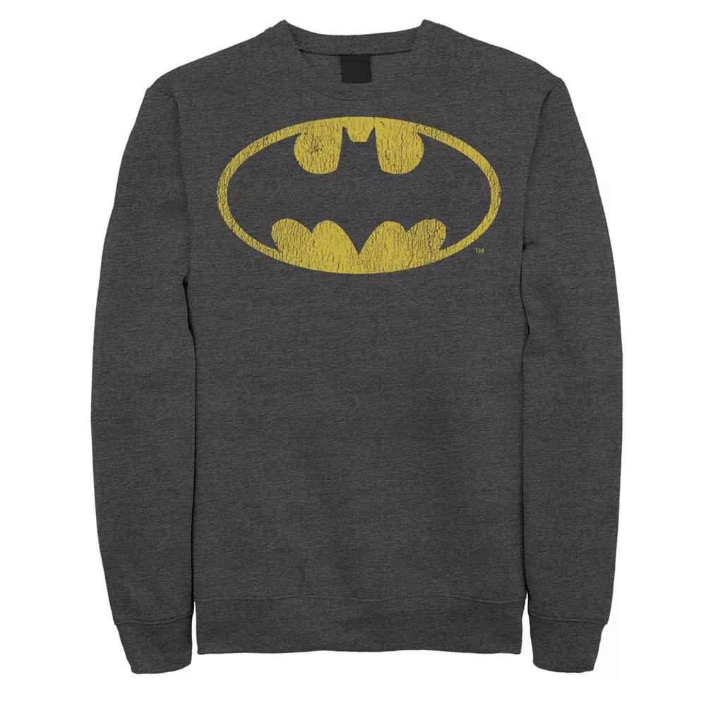 Men's Justice League Crisis On Earth Vintage Cover Sweatshirt,  Product Image