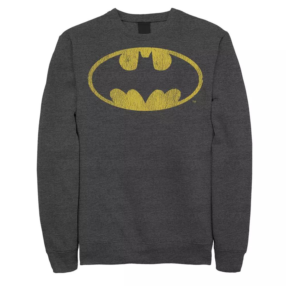 Men's Justice League Crisis On Earth Vintage Cover Sweatshirt,  Product Image