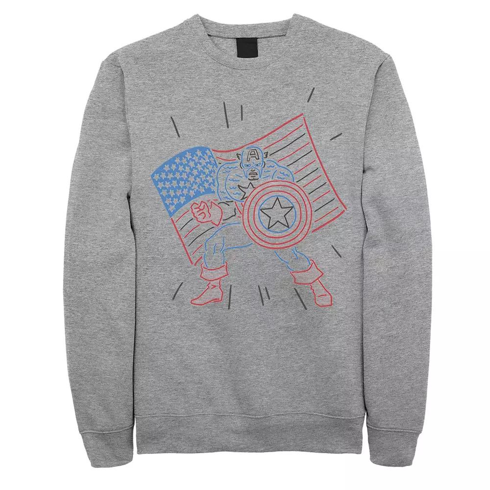 Men's Jurassic Park Retro Circle Color Stripes Sweatshirt,  Product Image