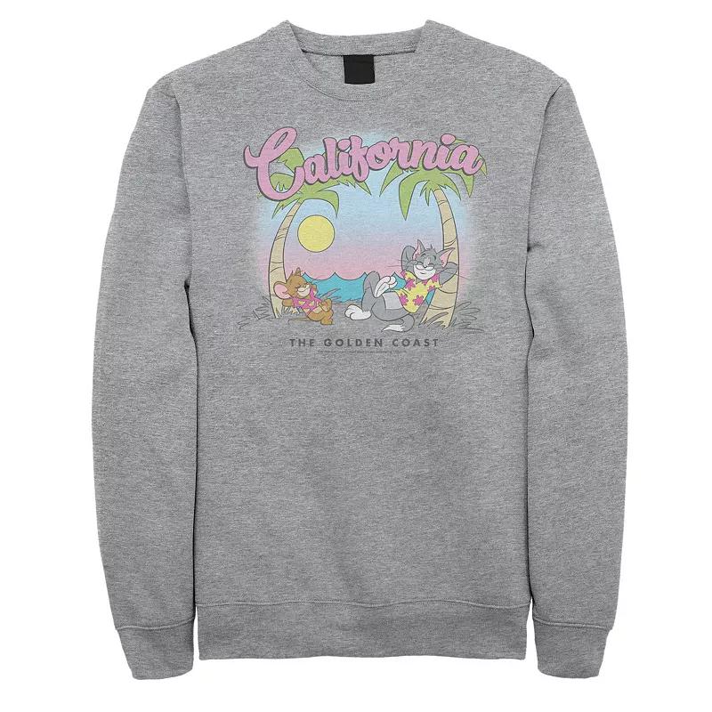 Big & Tall Tom and Jerry California Graphic Fleece, Men's,  Product Image