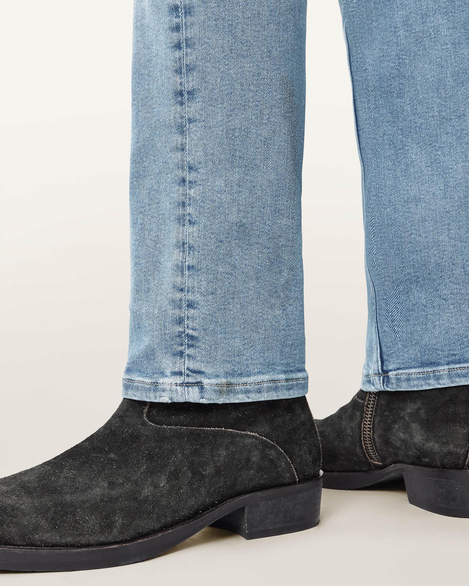 Sid Skinny Fit Denim Jeans Light Indigo | ALLSAINTS US Product Image