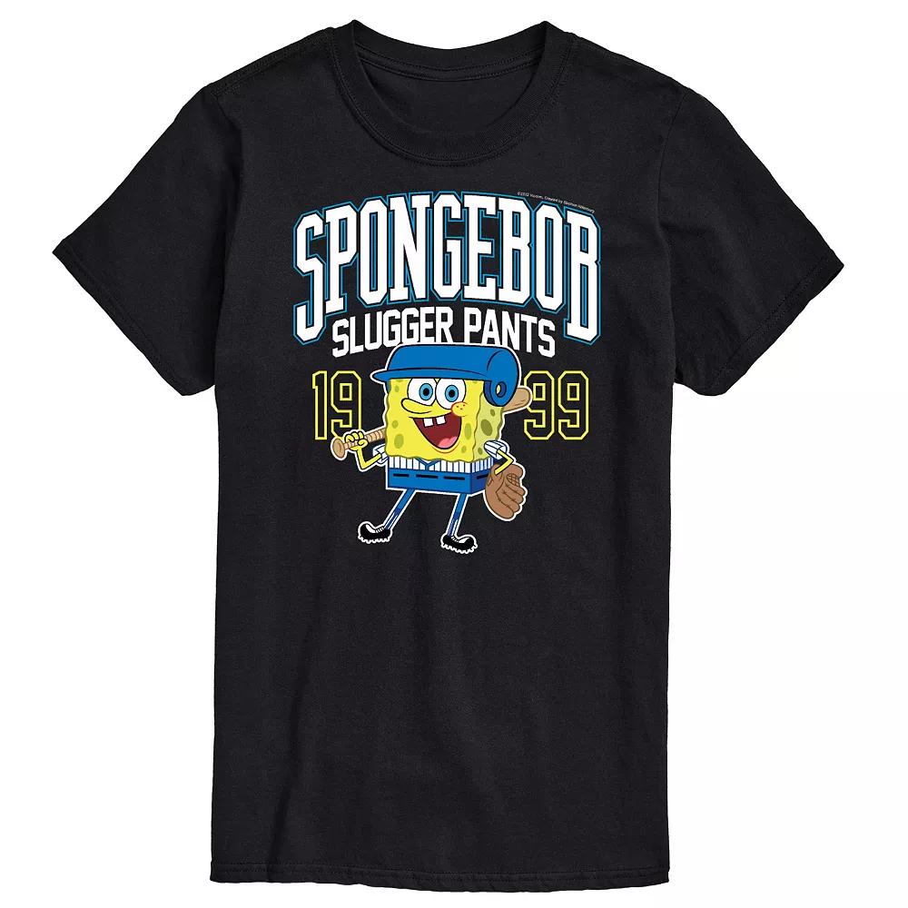 Men's SpongeBob SquarePants Slugger Pants Tee,  Product Image