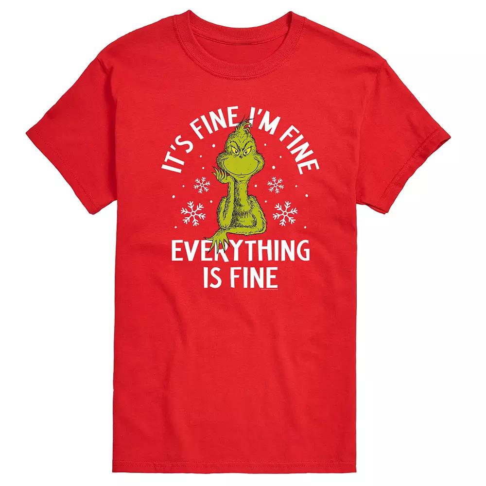 Big & Tall Dr. Seuss Grinch Im Fine Tee, Men's,  Product Image