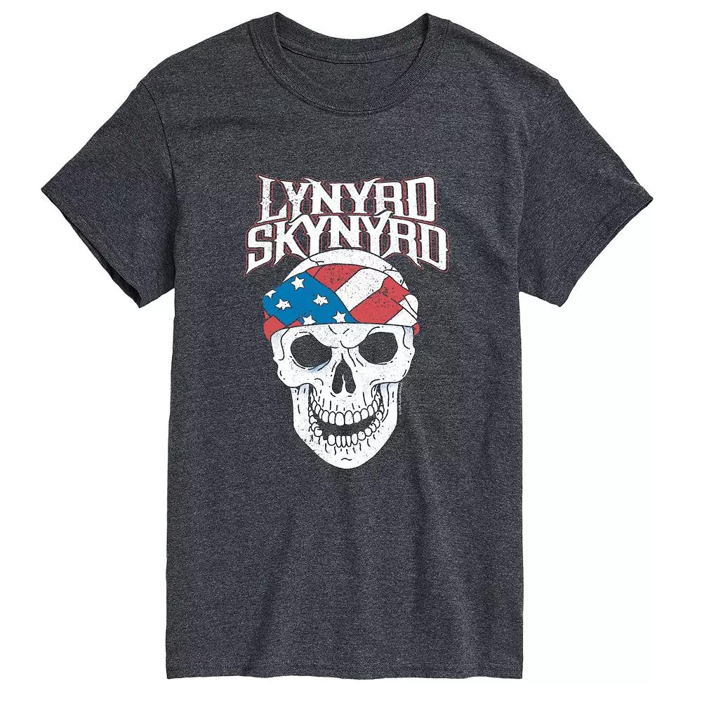 Big & Tall Lynyrd Skynyrd Skull American Flag Graphic Tee, Men's,  Product Image